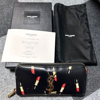 財布極上美品 saintlaurent イヴサンローラン 3つ折り財布