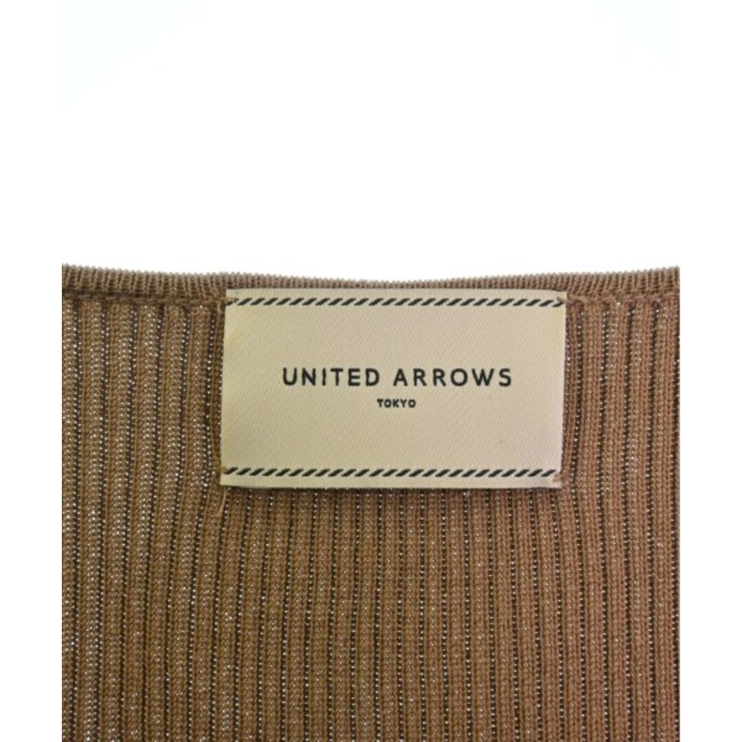 UNITED ARROWS(ユナイテッドアローズ)のUNITED ARROWS ニット・セーター -(XS位) 茶 【古着】【中古】 レディースのトップス(ニット/セーター)の商品写真