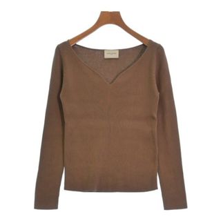 ユナイテッドアローズ(UNITED ARROWS)のUNITED ARROWS ニット・セーター -(XS位) 茶 【古着】【中古】(ニット/セーター)