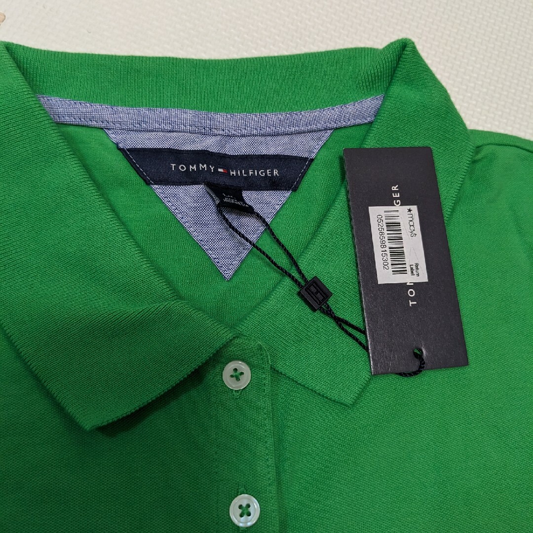 トミーフィルフィガー　ポロシャツ　緑　Lサイズ　グリーン　新品未使用　半袖