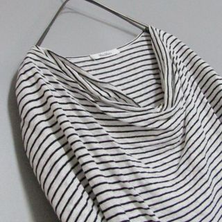 マックスマーラ(Max Mara)のMaxMara　マックスマーラ　ボーダープルオーバーシャツ(シャツ/ブラウス(半袖/袖なし))