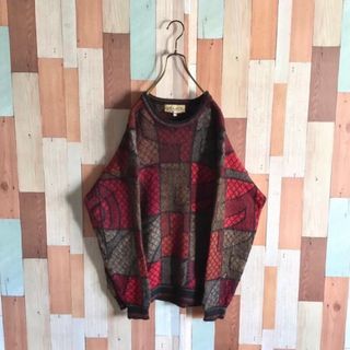 malion vintage バックリボンニットレディース