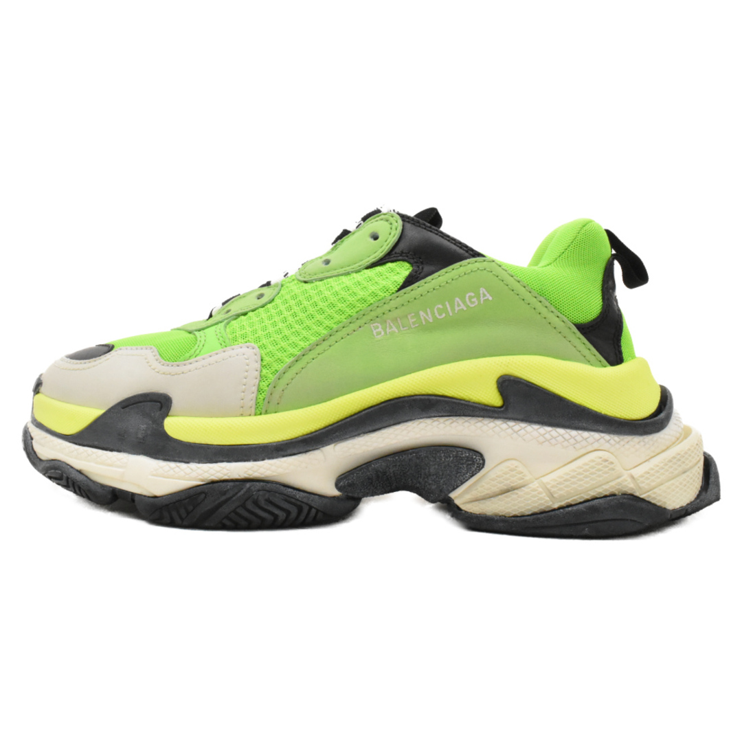 33センチワイズBALENCIAGA バレンシアガ TRIPLE S TRAINERS トリプルエス トレーナー ローカットスニーカー グリーン 541623