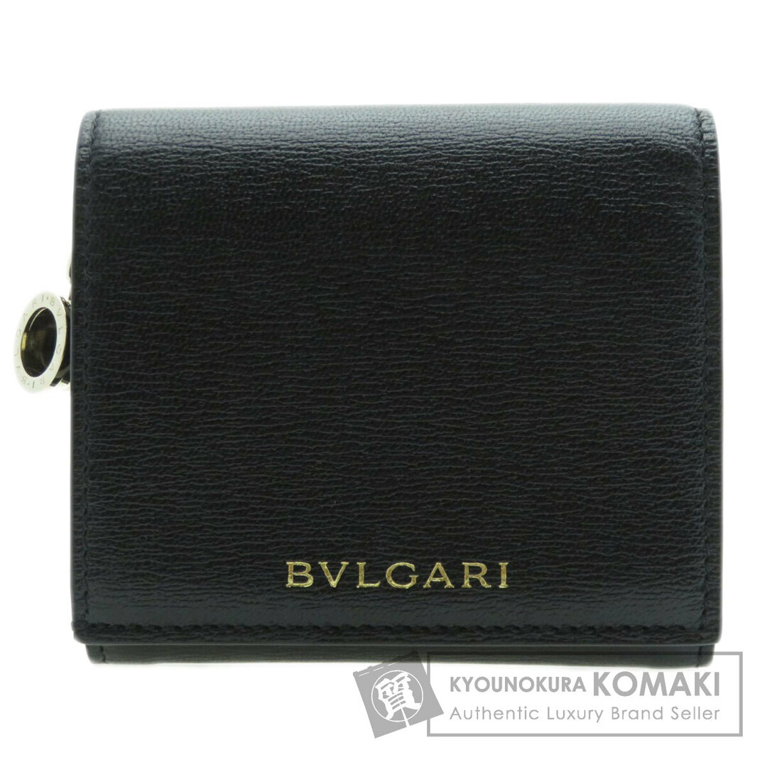 BVLGARI - BVLGARI ロゴ ビーゼロワンモチーフ 三つ折り 二つ折り財布 
