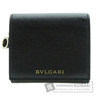 ブルガリ(BVLGARI)のBVLGARI ロゴ ビーゼロワンモチーフ 三つ折り 二つ折り財布（小銭入れあり） カーフ レディース(財布)