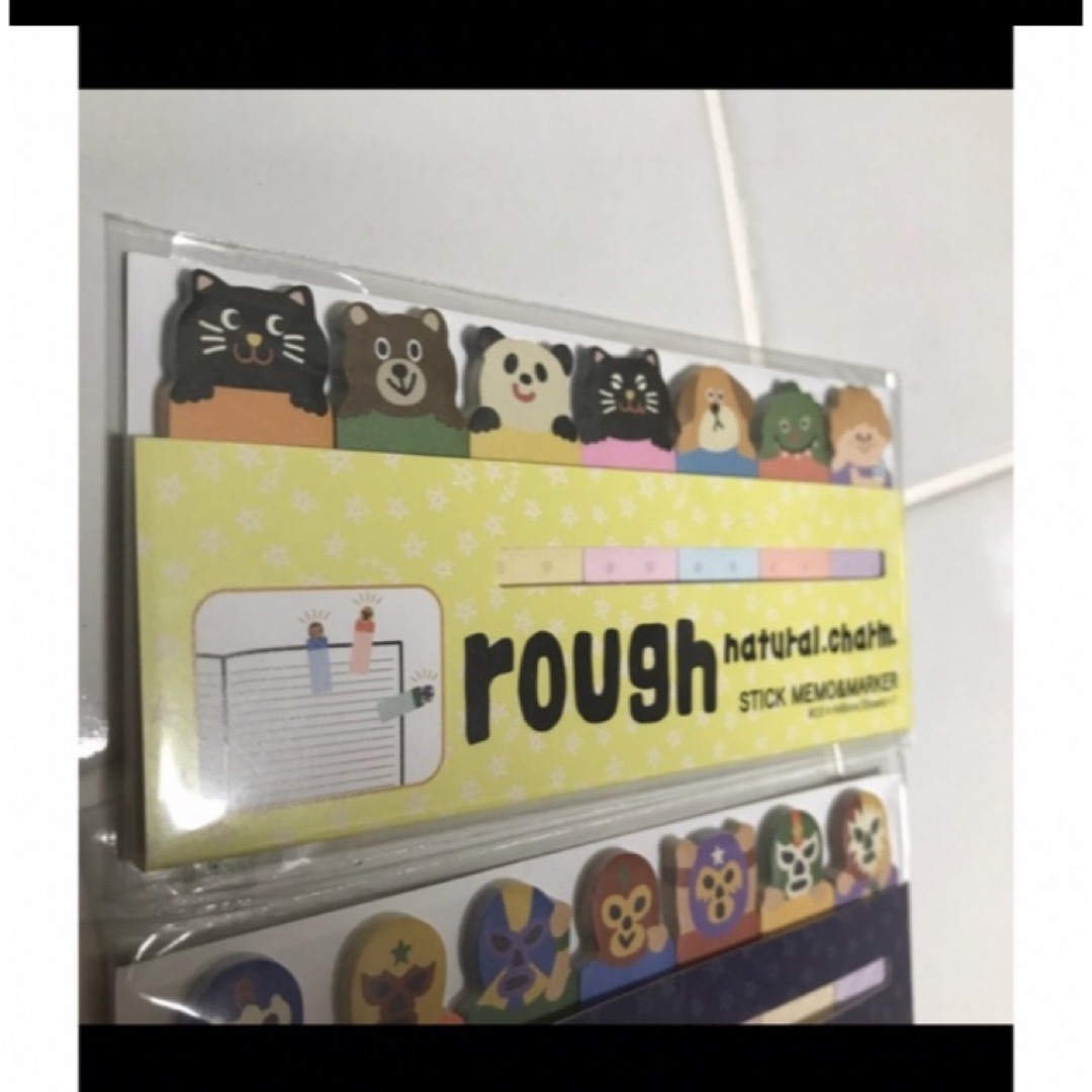 rough(ラフ)のrough 付箋 インテリア/住まい/日用品の文房具(ノート/メモ帳/ふせん)の商品写真