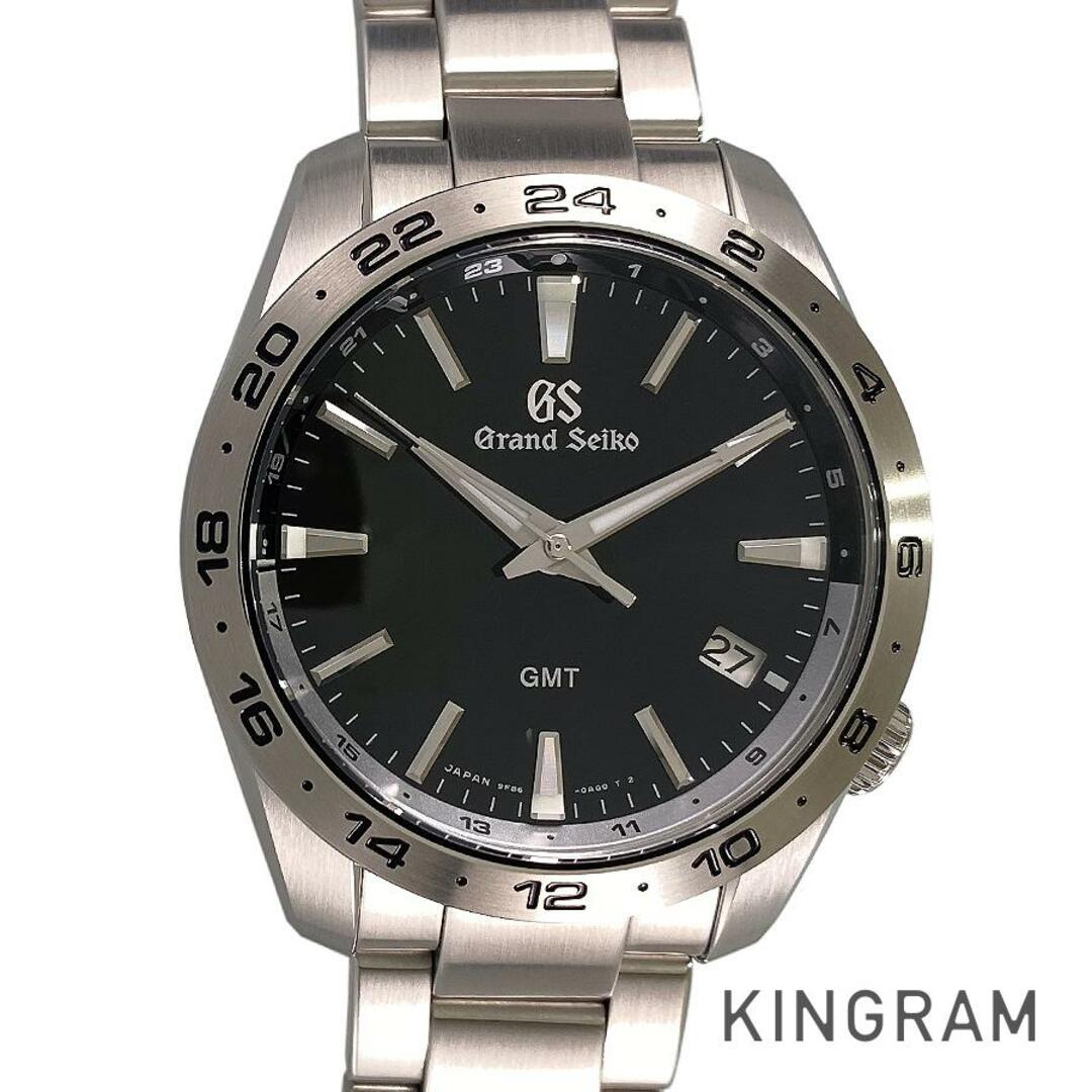 ブラックケースセイコー グランドセイコー GMT スポーツコレクション SBGN027 メンズ 腕時計