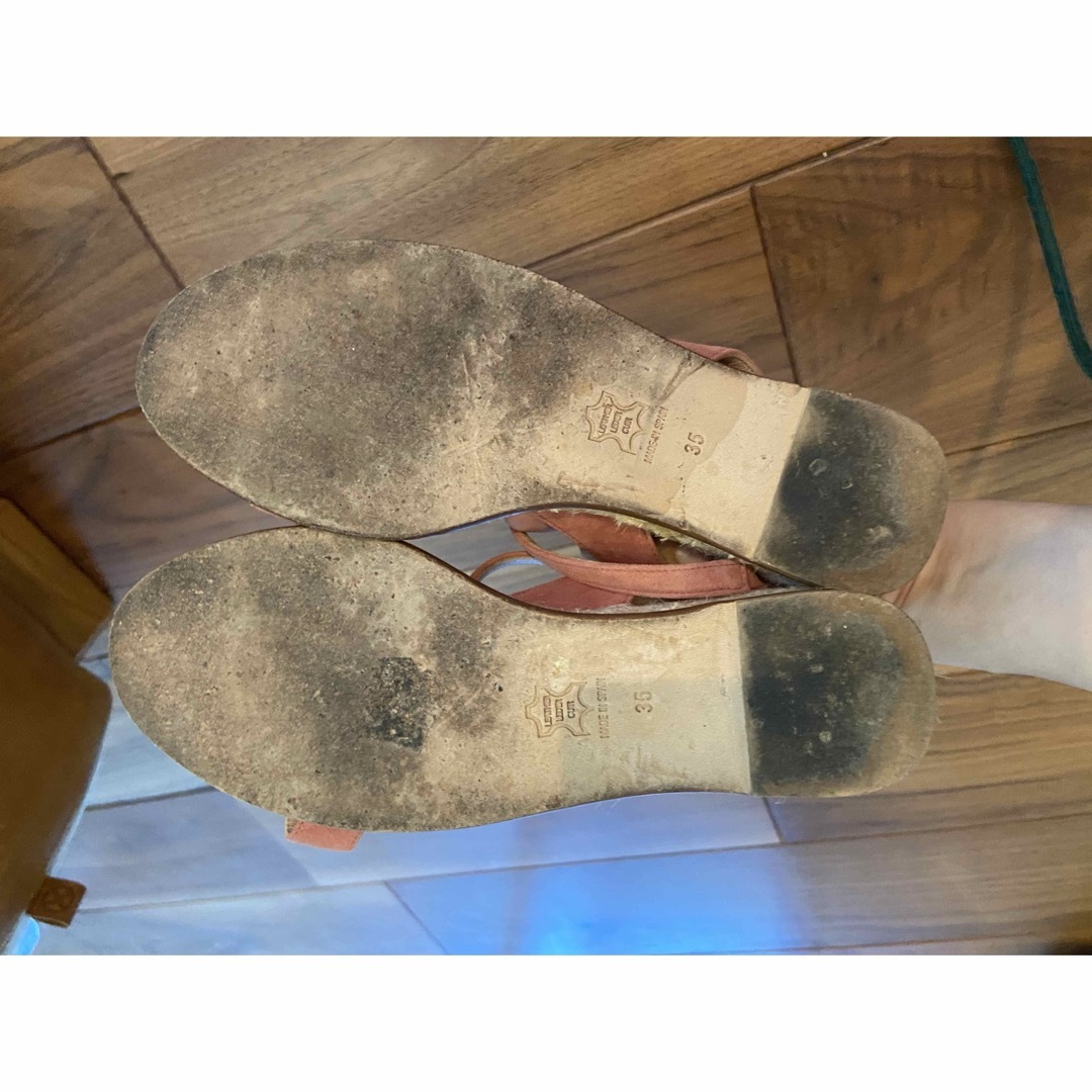PELLICO SUNNY(ペリーコサニー)のpellico sunny クロスベルトサンダル フラット ピンク 35 レディースの靴/シューズ(サンダル)の商品写真