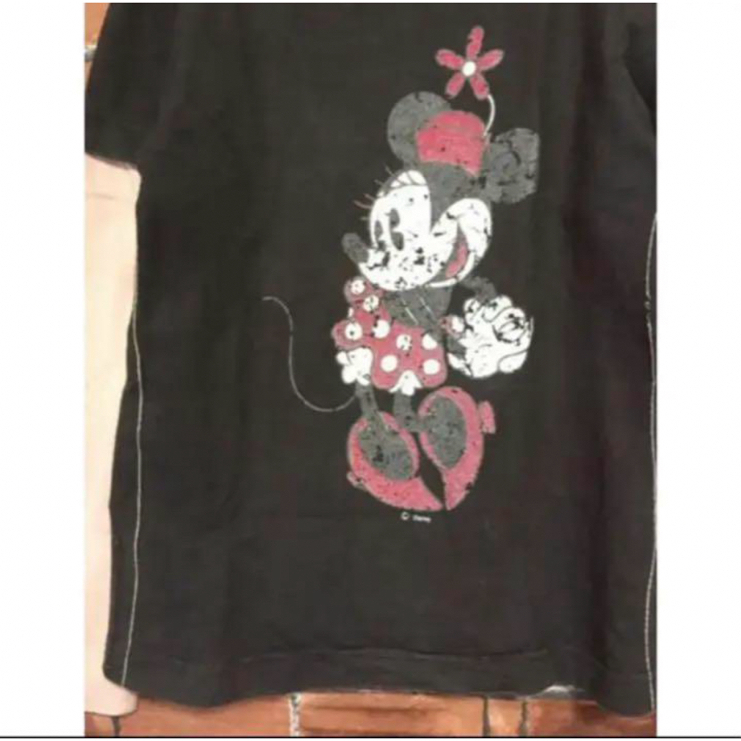 Disney(ディズニー)のディズニー ミニー 重ね着風 ロンT 長袖Tシャツ プリントTシャツ 130cm キッズ/ベビー/マタニティのキッズ服女の子用(90cm~)(Tシャツ/カットソー)の商品写真