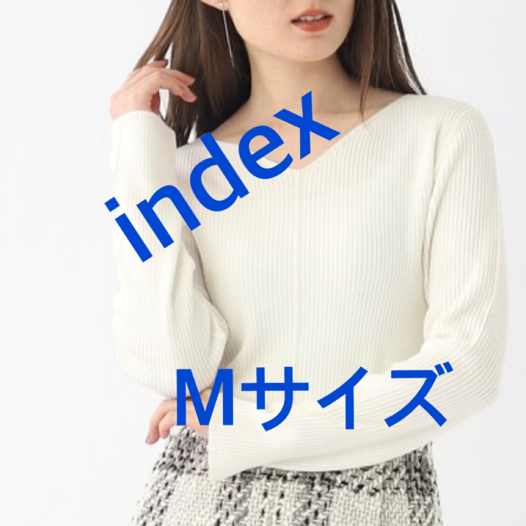 3850 index ワールド ニット オフホワイト M 新品未使用 | フリマアプリ ラクマ