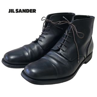 ジルサンダー(Jil Sander)の【最高級カーフ】伊製 ジルサンダー JIL SANDER レースアップブーツ 8(ブーツ)