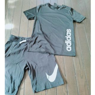 ナイキ(NIKE)の男の子　150　黒の上下♪2点セット♪　adidas　NIKE(その他)