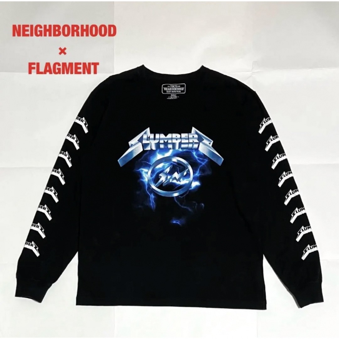 NEIGHBORHOOD(ネイバーフッド)の【希少】NEIGHBORHOOD×FLAGMENT　コラボロンT　藤原ヒロシ メンズのトップス(Tシャツ/カットソー(七分/長袖))の商品写真