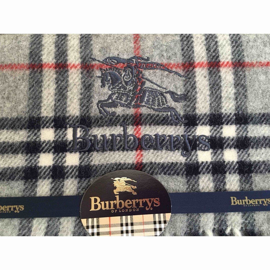 BURBERRY(バーバリー)の【BURBERRY】バーバリー  ひざ掛け　グレー　西川産業 レディースのレディース その他(その他)の商品写真