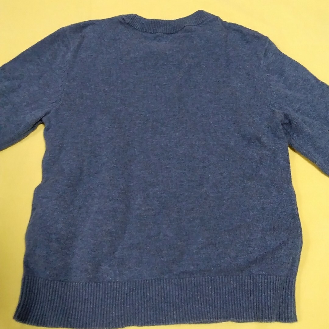 H＆M キッズ セーター 青 110 キッズ/ベビー/マタニティのキッズ服男の子用(90cm~)(ニット)の商品写真