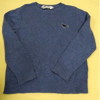 H＆M キッズ セーター 青 110(ニット)