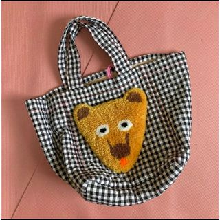 ピンクハウス(PINK HOUSE)の販売中　ヤクミ　yakumi ラグ　パッチワーク　動物　ハンドメイド　未使用(トートバッグ)