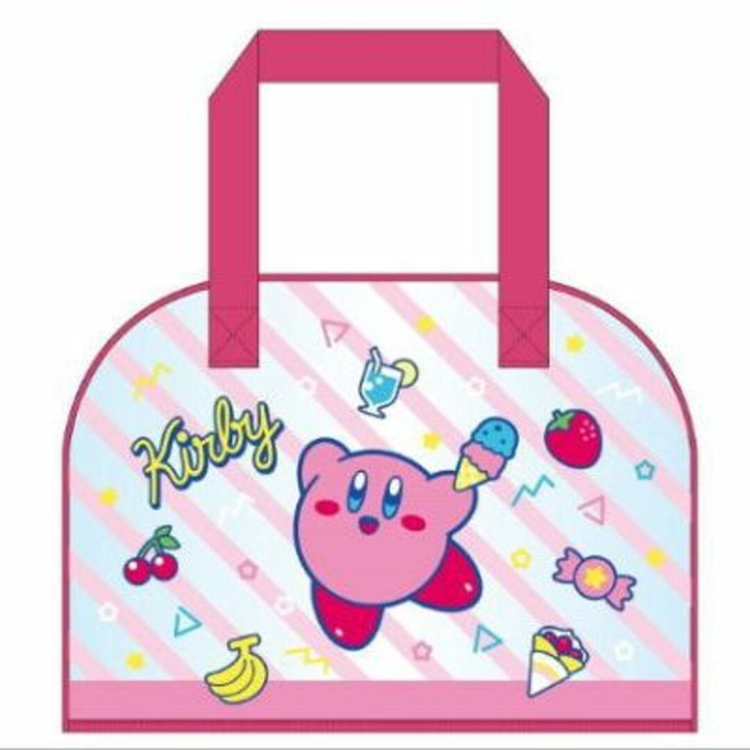 145zak837msHK-BBG-PK ケイ 【送料無料】【星のカービィ】ビニールボストンバッグ【ピンク】【カービィ】【ゲーム】【ゲームキャラ】【カービー】【任天堂】【かばん】【カバン】【鞄】【トート】【収納】【アウトドア】【お出かけ】【雑貨】【グッズ】【かわいい】 インテリア/住まい/日用品の日用品/生活雑貨/旅行(その他)の商品写真