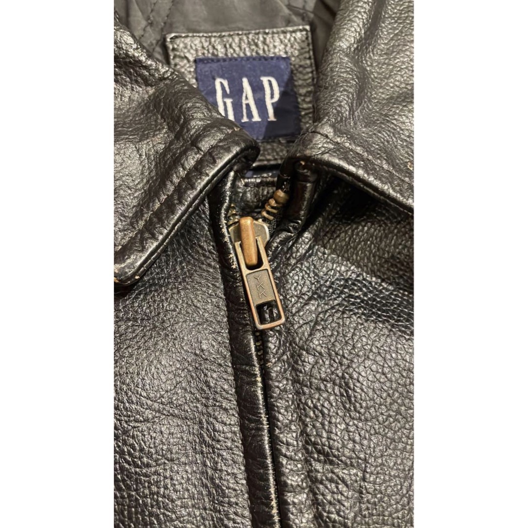 GAP(ギャップ)の90s KIDS size XL OLD GAP 名作レザージャケット  メンズのジャケット/アウター(レザージャケット)の商品写真