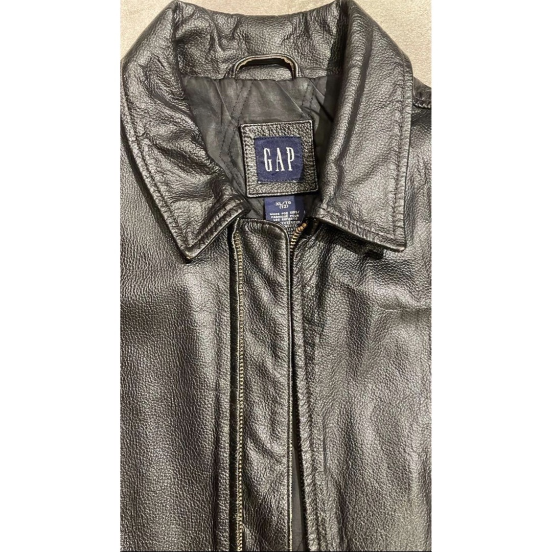 GAP(ギャップ)の90s KIDS size XL OLD GAP 名作レザージャケット  メンズのジャケット/アウター(レザージャケット)の商品写真