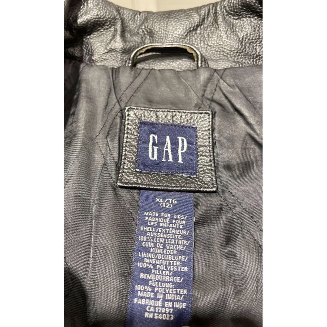 GAP(ギャップ)の90s KIDS size XL OLD GAP 名作レザージャケット  メンズのジャケット/アウター(レザージャケット)の商品写真