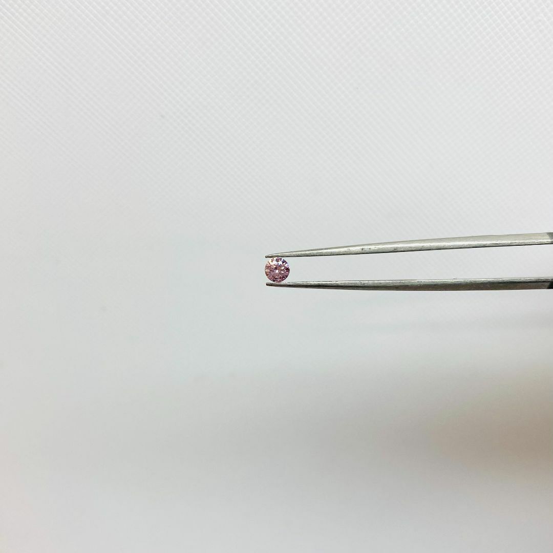 ARGYLE FANCY PINK 0.095ct RD/RT2475 レディースのアクセサリー(その他)の商品写真