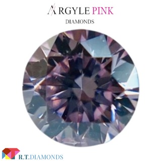 ARGYLE FANCY PINK 0.095ct RD/RT2475(その他)