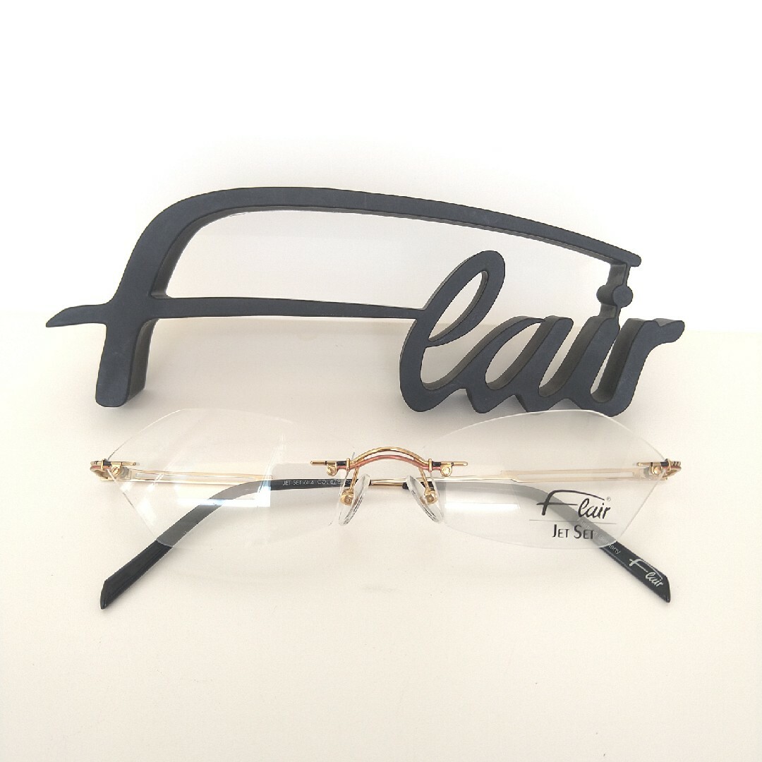 フレア眼鏡684 レディースのファッション小物(サングラス/メガネ)の商品写真