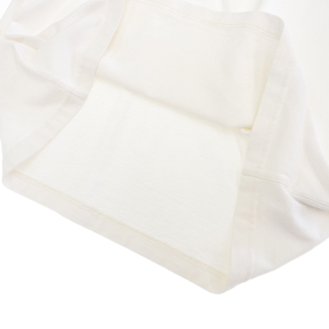Bottega Veneta(ボッテガヴェネタ)のボッテガヴェネタ Bottega Veneta ボッテガヴェネタ ワンポイント刺繍 クルーネック ハーフスリーブ Tシャツ メンズ ホワイト S 20年 649055 S メンズのトップス(Tシャツ/カットソー(半袖/袖なし))の商品写真