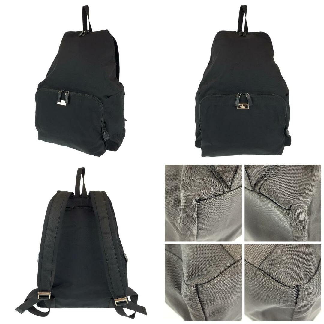 GUCCI グッチ 男女兼用 ブラック 黒 シルバー金具 ナイロン 019 GUCCI グッチ 男女兼用 ブラック 黒 シルバー金具 ナイロン 019