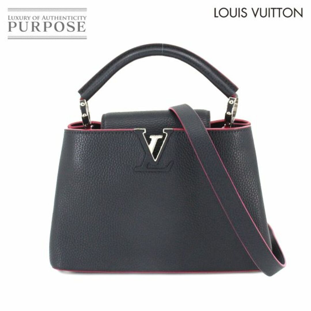 LOUIS VUITTON(ルイヴィトン)の新品同様 ルイ ヴィトン LOUIS VUITTON カプシーヌ BB ハンド ショルダー バッグ トリヨンレザー コバルト フューシャ M94517 VLP 90213102 レディースのバッグ(ハンドバッグ)の商品写真