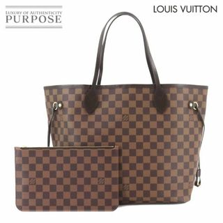 ルイヴィトン(LOUIS VUITTON)の未使用 展示品 ルイ ヴィトン LOUIS VUITTON ダミエ ネヴァーフル MM トート バッグ エベヌ スリーズ N41358 RFID ゴールド 金具 VLP 90213107(トートバッグ)