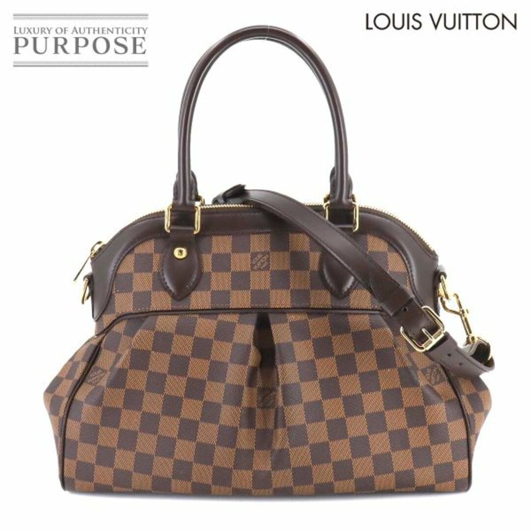 未使用 展示品 ルイ ヴィトン LOUIS VUITTON ダミエ トレヴィ PM 2way ハンド ショルダー バッグ エベヌ N51997 VLP 90216533ブランドルイヴィトン