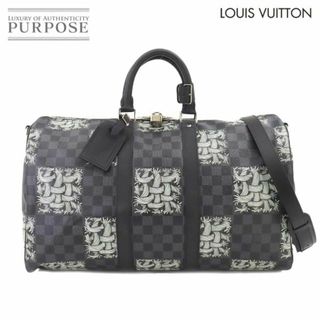 ルイヴィトン(LOUIS VUITTON)の新品同様 ルイ ヴィトン LOUIS VUITTON ダミエ グラフィット クリストファー ネメス キーポル バンドリエール 45 N41573 VLP 90217033(ボストンバッグ)