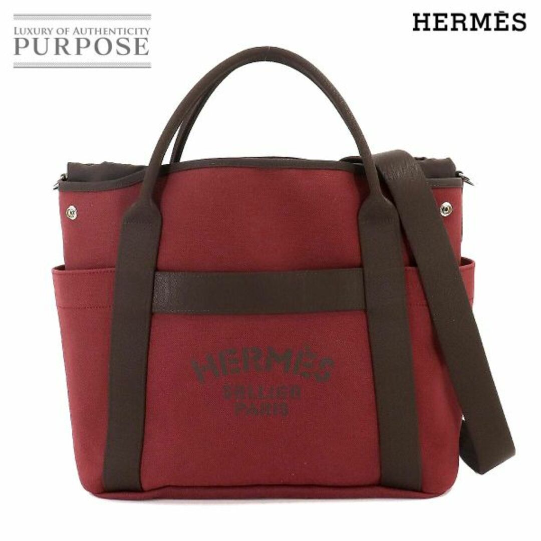 型番刻印Ｂ刻印未使用 展示品 エルメス HERMES サック ド パンサージュ グルーム 2way トート ショルダー バッグ トワルシェブロン レザー VLP 90218420