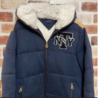 トミー(TOMMY)の古着 US【TOMMY】トミー　メンズ　ダウン　ボアアウター　ワッペン　オシャレ(ブルゾン)