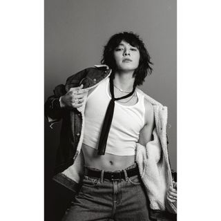 カルバンクライン(Calvin Klein)のCALVIN KLEIN オーバーサイズ シェルパ 90s デニムジャケット(Gジャン/デニムジャケット)