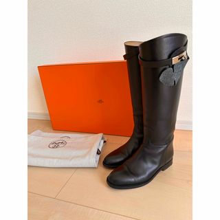 Hermes - HERMES エルメス ケリー金具 ジョッキーブーツ レザー ロング ...