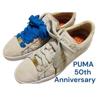 プーマ(PUMA)の50周年スニーカー　プーマ　オフホワイトスエード　ゴールドプレート付　28.5(スニーカー)