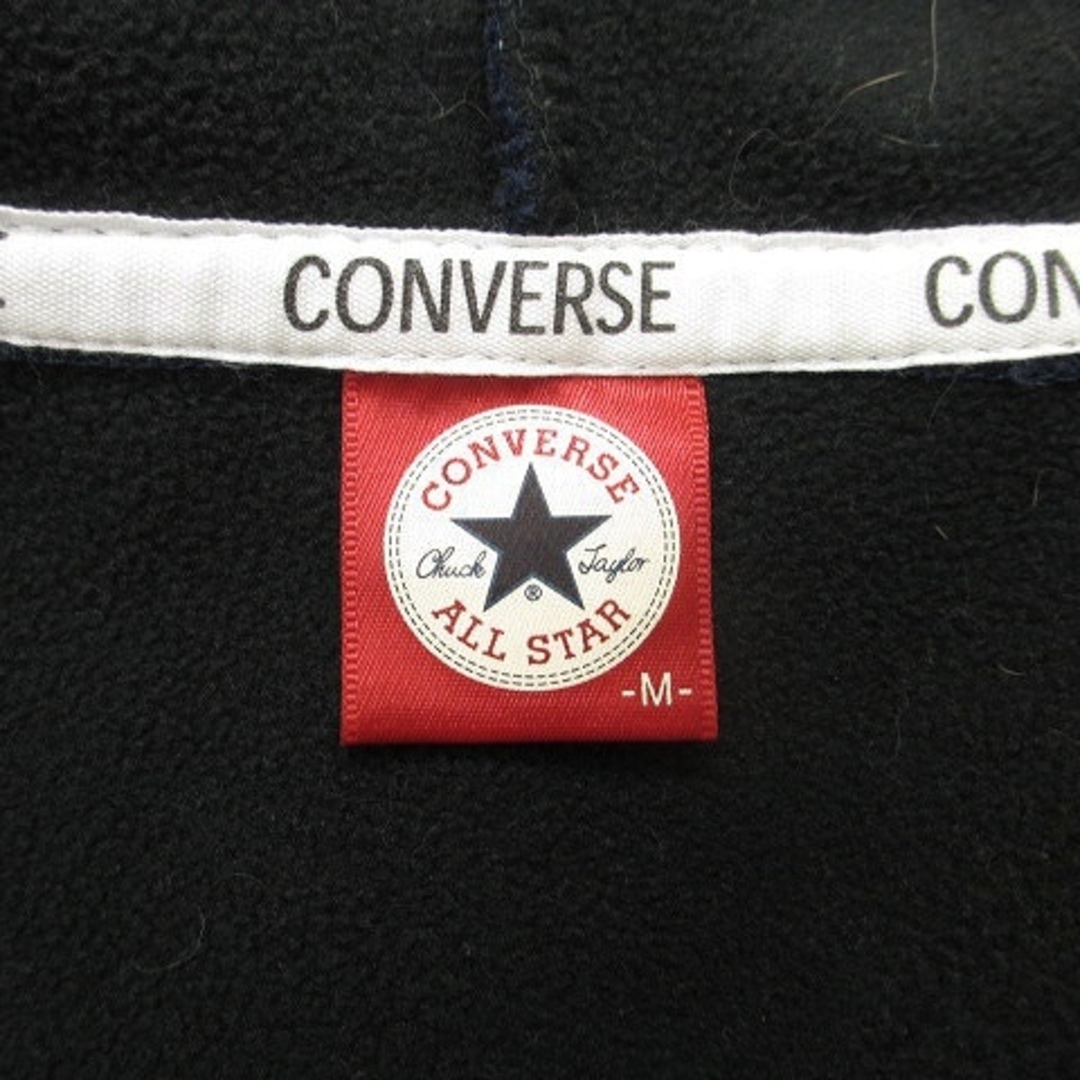 CONVERSE(コンバース)のコンバース ジャケット ボア ジップアップ ワンポイント ロゴ 裏起毛 紺 M メンズのトップス(パーカー)の商品写真