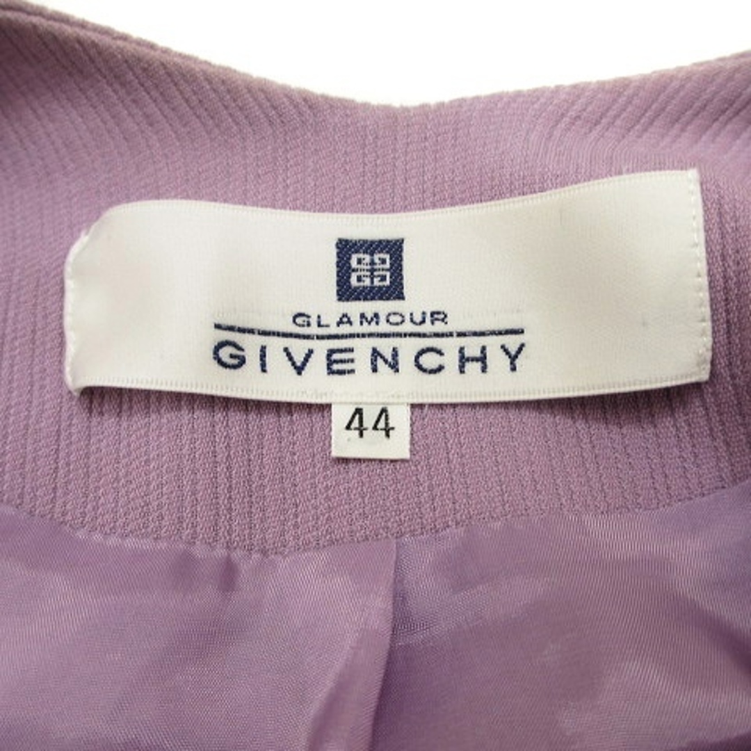 GIVENCHY(ジバンシィ)のジバンシィ ジャケット ノーカラー ヴィンテージ ウール 紫系 44 XL位 レディースのジャケット/アウター(その他)の商品写真