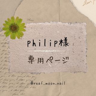 Philip様☆専用ページ(ツイード柄ブラウン系ネイルチップ)