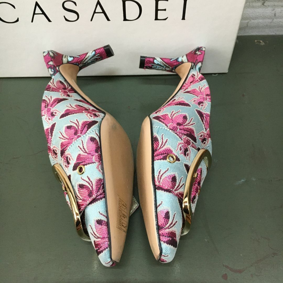 BARNEYS NEW YORK(バーニーズニューヨーク)のイタリア製　CASADEI　カサディ　靴　USED　10649 レディースの靴/シューズ(ミュール)の商品写真