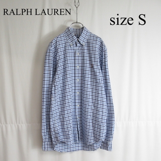 ラルフローレン(Ralph Lauren)のRALPH LAUREN 刺繍 ロゴ デザイン ボタンダウン チェック シャツ(シャツ)