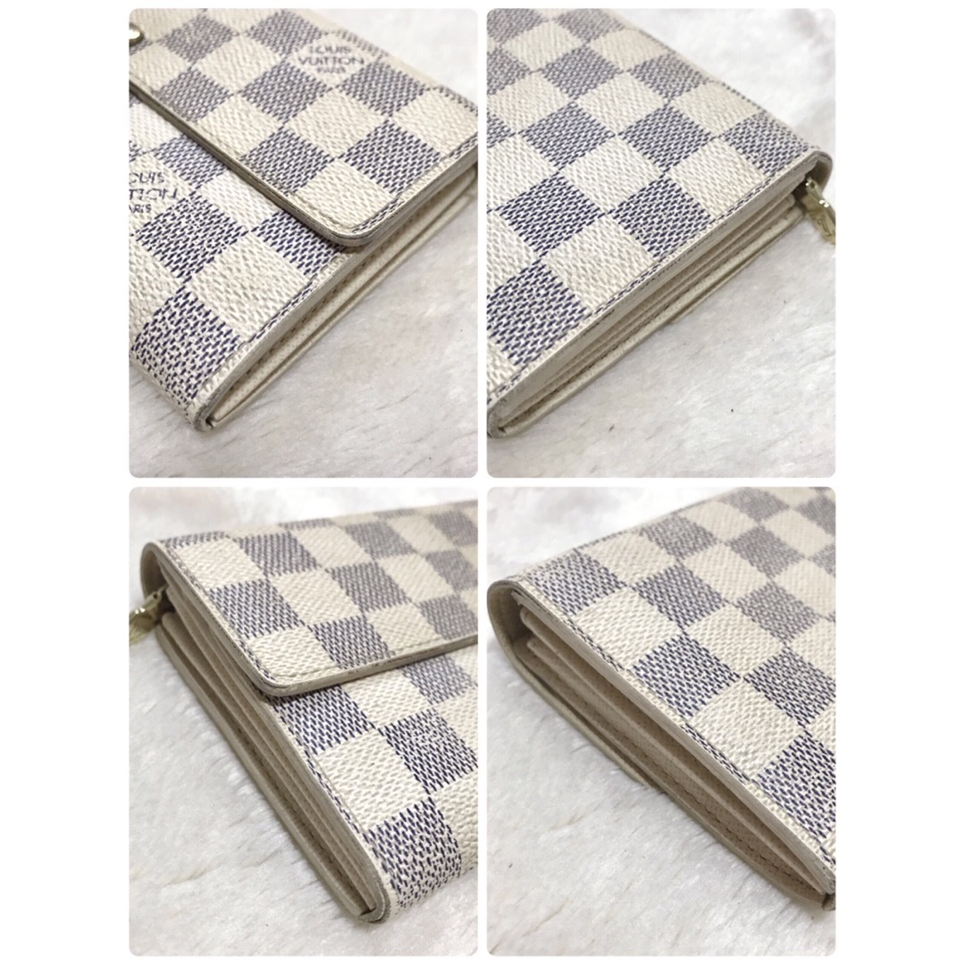 LOUIS VUITTON(ルイヴィトン)のLOUIS VUITTON ポルトフォイユサラ ダミエアズール 長財布 2つ折り レディースのファッション小物(財布)の商品写真