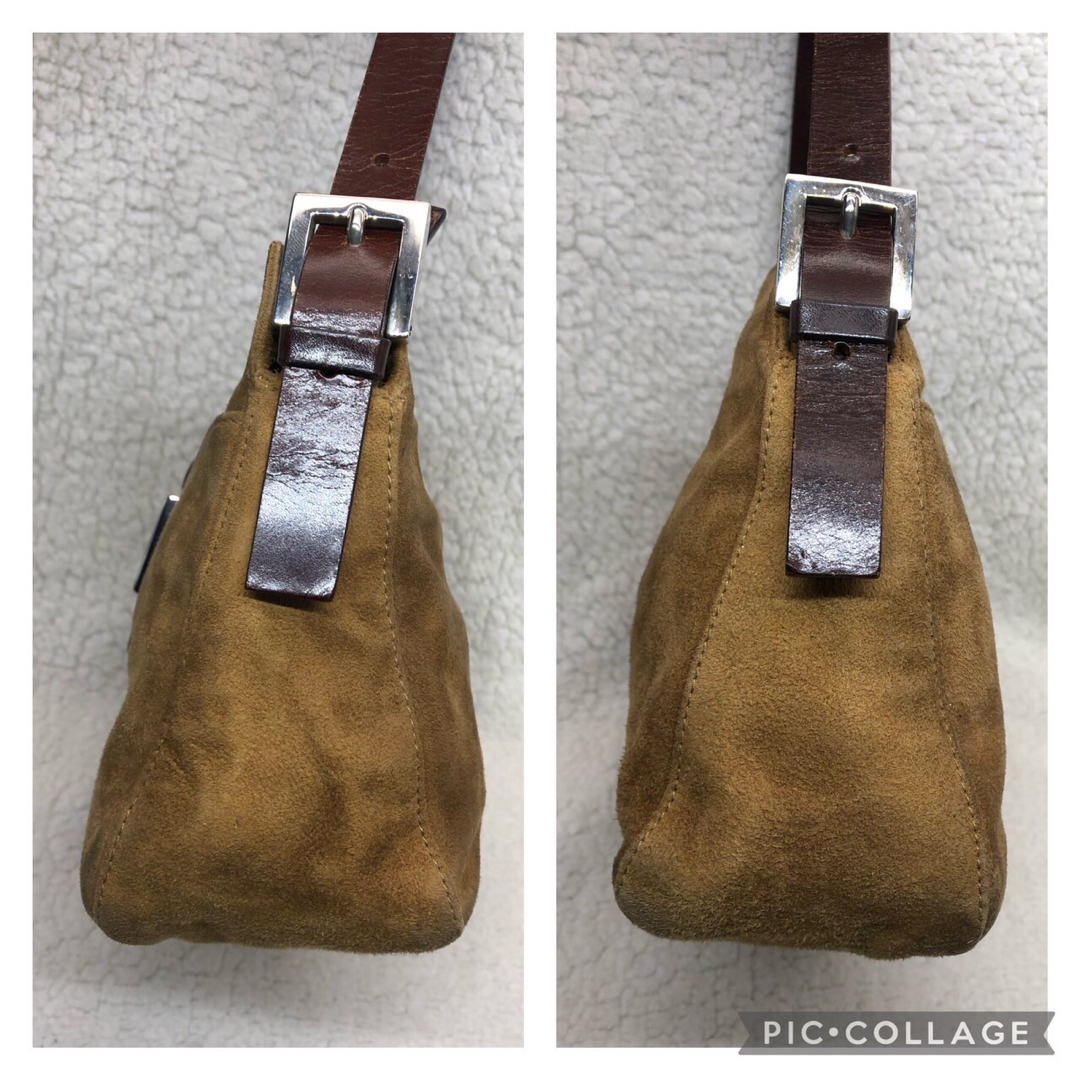 FENDI - シリアルナンバー有り FENDI フェンディ スエード FENDI - シリアルナンバー有り FENDI フェンディ スエード