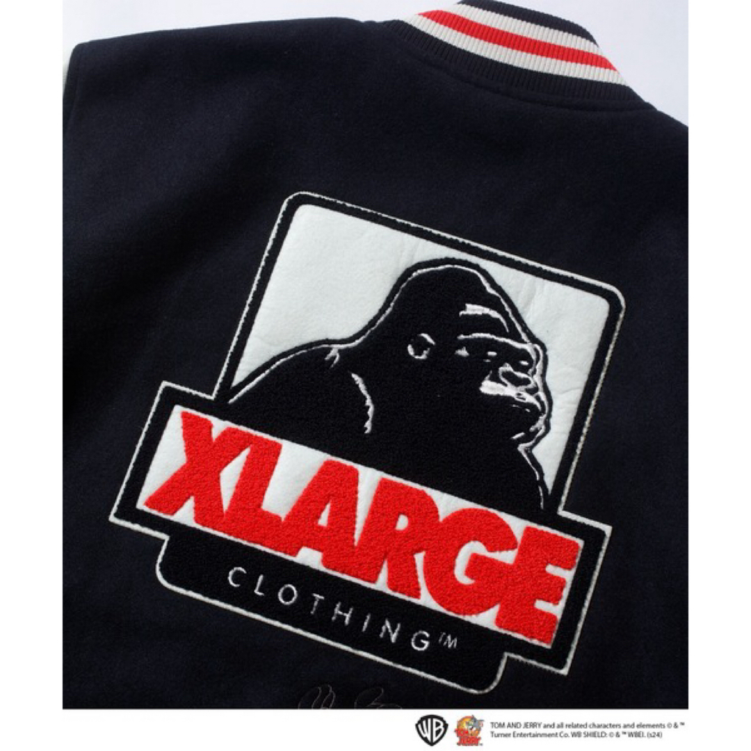 XLARGE(エクストララージ)のXLARGE x Tom and Jerry Versity Jacket "" メンズのジャケット/アウター(その他)の商品写真