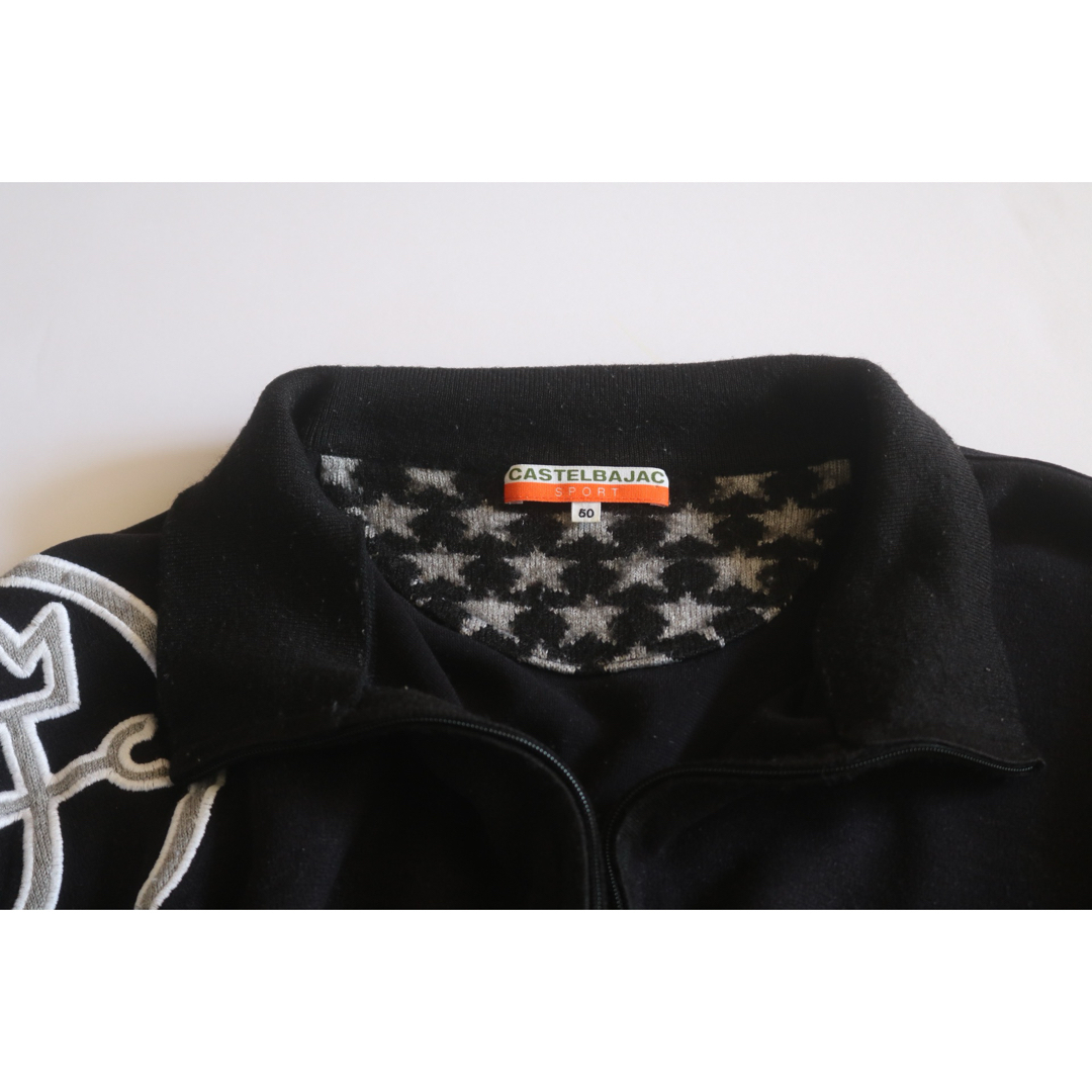 CASTELBAJAC(カステルバジャック)の【CASTELBAJAC】ブルゾン ゴルフウェア　ロゴ　黒★ メンズのジャケット/アウター(ブルゾン)の商品写真