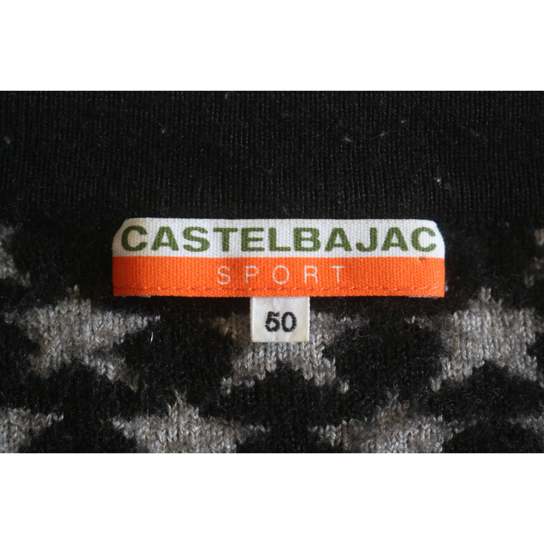 CASTELBAJAC(カステルバジャック)の【CASTELBAJAC】ブルゾン ゴルフウェア　ロゴ　黒★ メンズのジャケット/アウター(ブルゾン)の商品写真