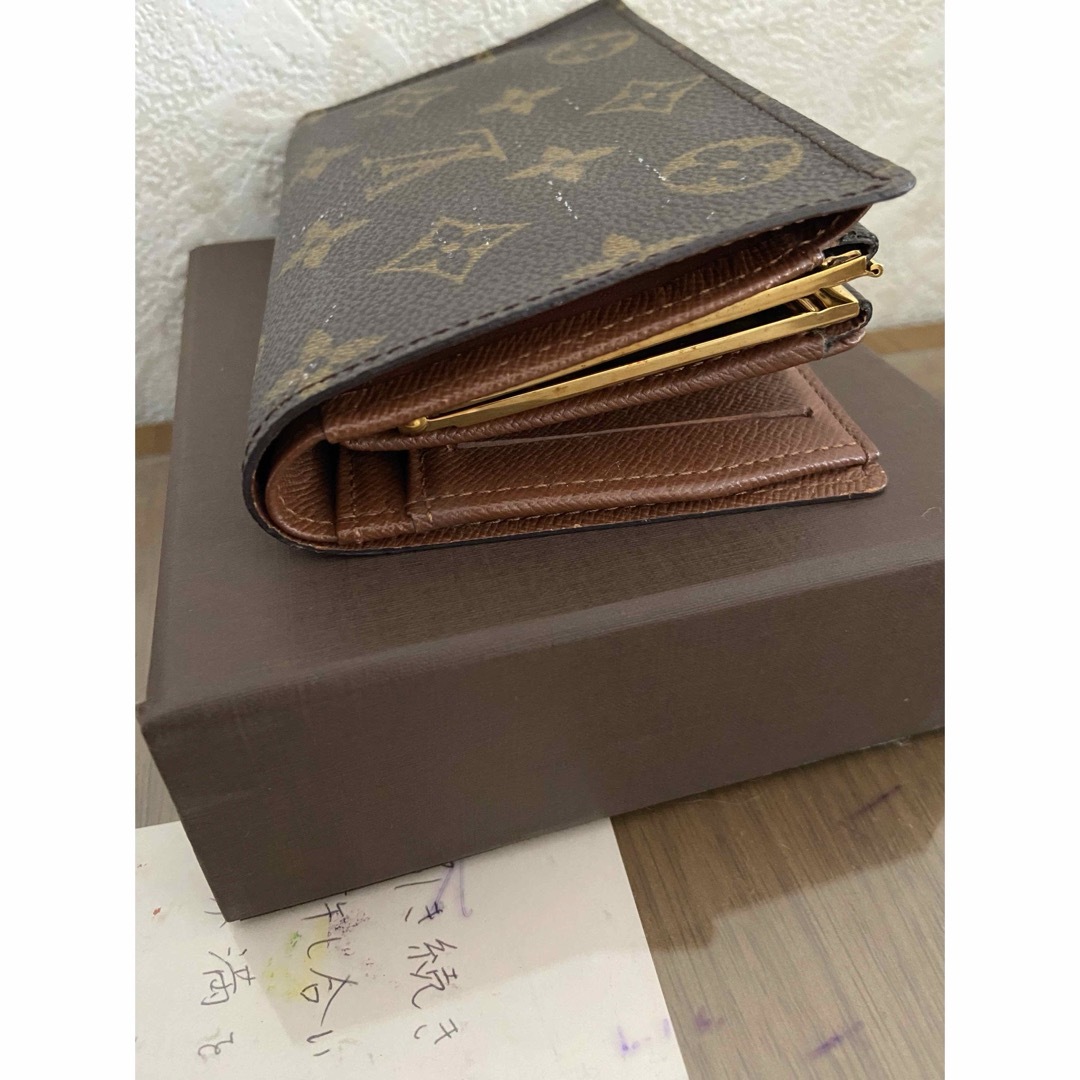 LOUIS VUITTON(ルイヴィトン)のルイヴィトンの二つ折りがま口財布　箱付き レディースのファッション小物(財布)の商品写真